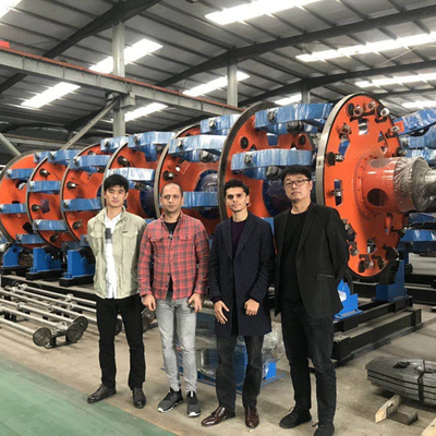 Glk500/24 ​​+ 24 Dia 1-4mm Armouring Machine พร้อมหน้าจอสัมผัสสี