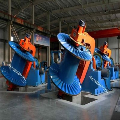 Ø2240mm Center Rotating Pay-off Bobbin ขนาด PN2000-PN2240 Drum Twister เครื่องปั่นกลองด้วยพลังงานมอเตอร์ 22KW และความเร็วหมุน 50r / min