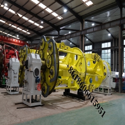เครื่องวางสายไฟฟ้าใช้ในการติดสายไฟฟ้าหลายแกน (3-7แกน) ในสายไฟฟ้าต่าง ๆ