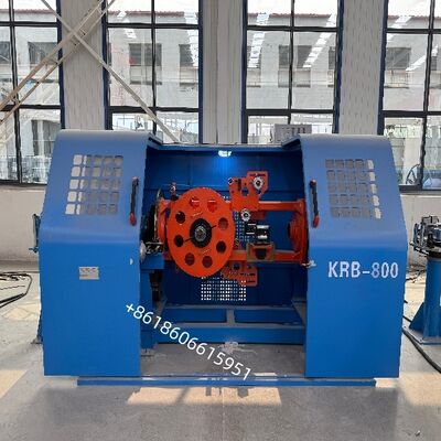 เครื่องตีเกลียวแบบแข็งพร้อมแกนม้วน 36 แกน, หน้าแปลนรีล 500 มม. และกรงหลายส่วนสำหรับการตีเกลียวลวดความเร็วสูง
